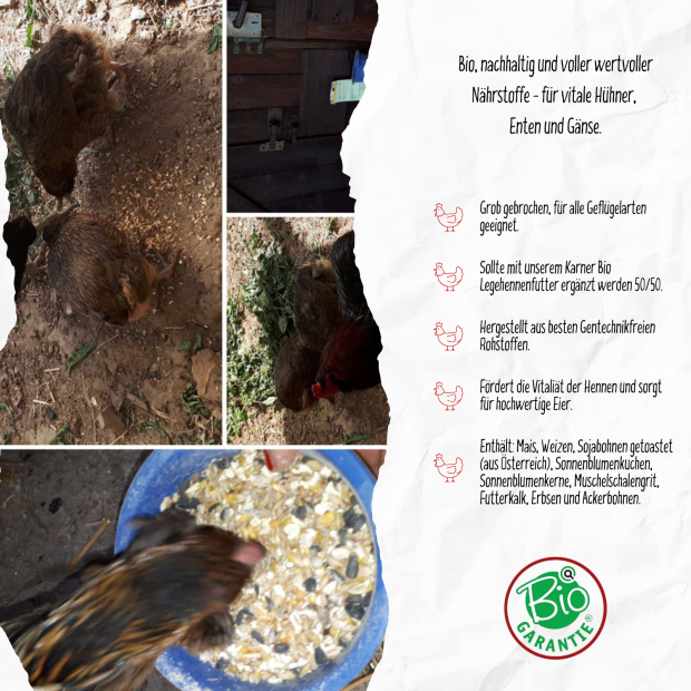 Bio Geflügelkörnermix 25 kg