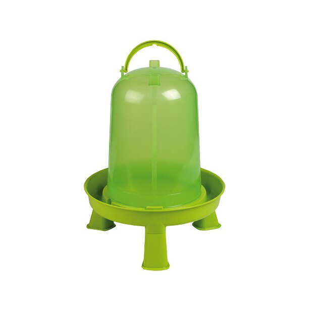Kunststofftränke mit Standfüßen 8 Liter grün