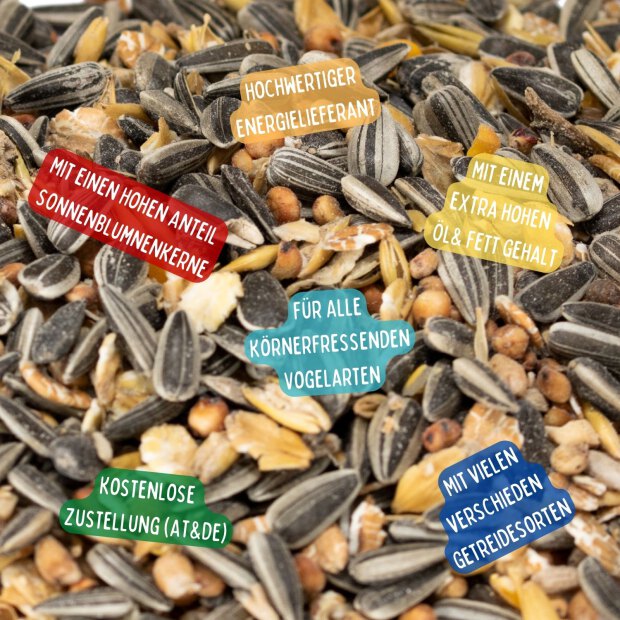 Karner Wildvogelstreufutter Piepmatz 25 kg Sack