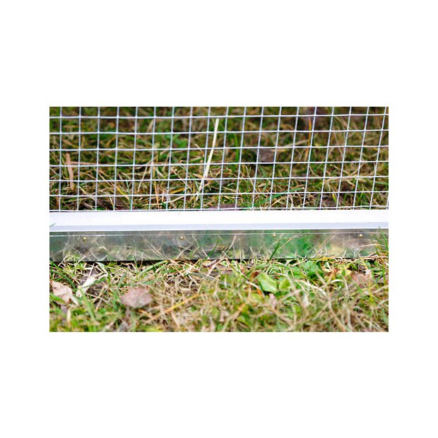 Hühnerstall Bonny m. Metall- rahmen am Boden 181x65x118cm