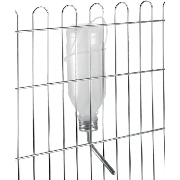 Kaninchentränke 500 ml Kunststoff mit Aluröhrchen