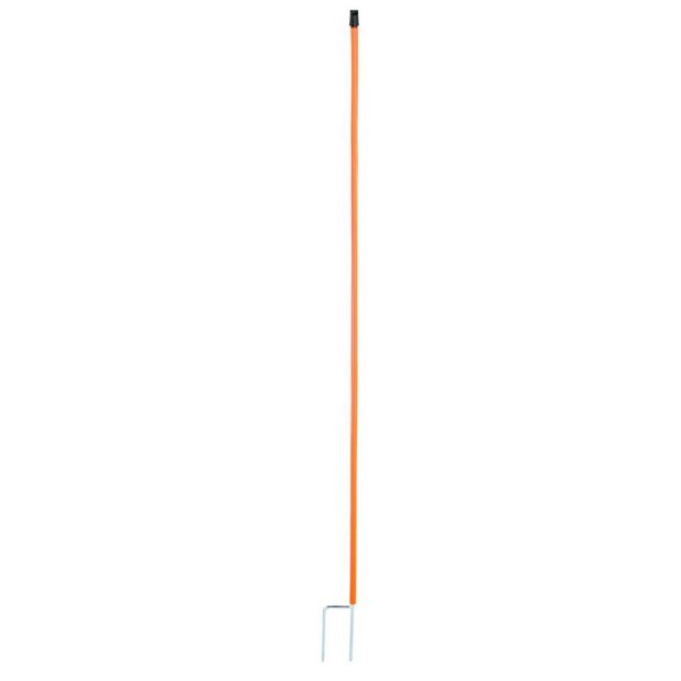 Ersatzpfahl für Weidenetze 106 cm Doppelspitze, orange