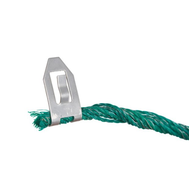 Kerbl Geflügelnetz Classic mit Strom, Doppelspitze, grün