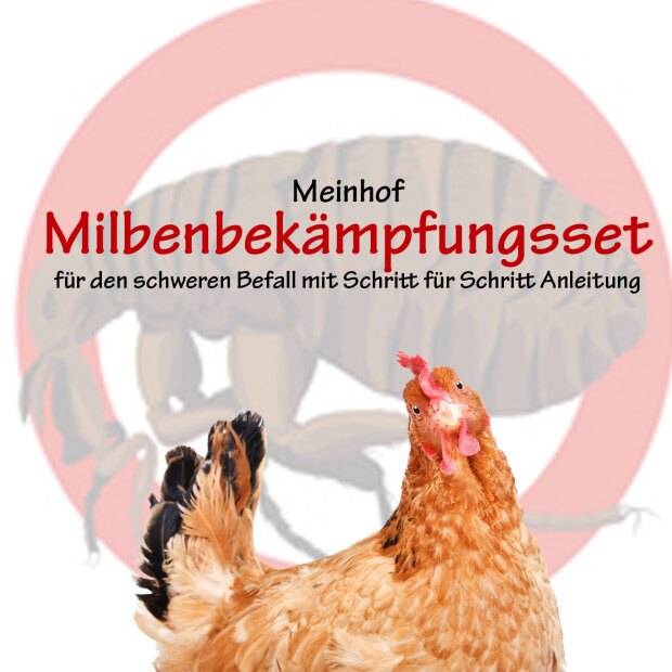 Meinhof Milbenbekämpfungsset für Hühnerställe mit starken Milbenbefall