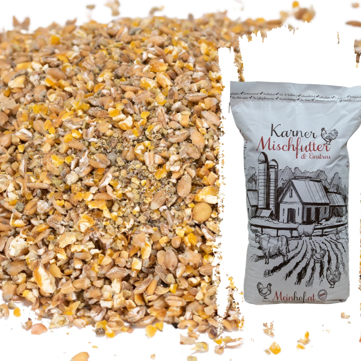 Karner H&uuml;hnerfutter Vital 25 kg, f&uuml;r Biobetriebe