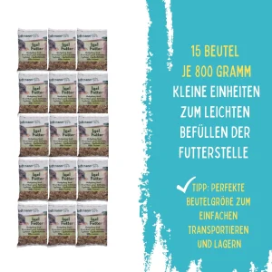 Igelfutter, 15 Beutel je 800 g