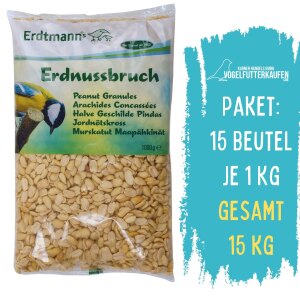 Erdnussbruch, 15 Beutel je 1000 g