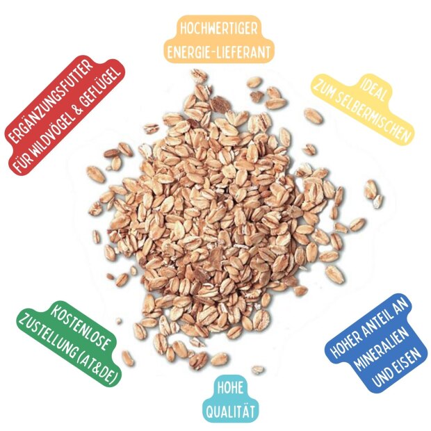 Futterhaferflocken 15 Beutel je 1000 g