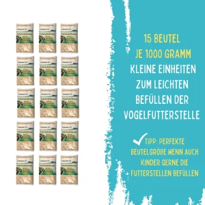 Futterhaferflocken 15 Beutel je 1000 g