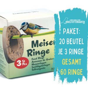 Meisenringe 36 Stk im Karton