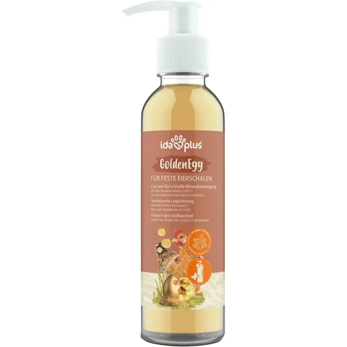 IdaPlus GoldenEgg 200 ml f&uuml;r H&uuml;hner &amp; Wachteln