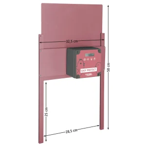 Automatische H&uuml;hnert&uuml;r EasyProtect, Komplett-Set, Ros&eacute; Edition