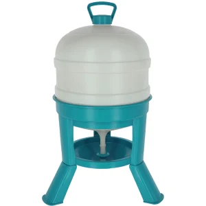 Gefl&uuml;geltr&auml;nke 30 l, t&uuml;rkis-wei&szlig;